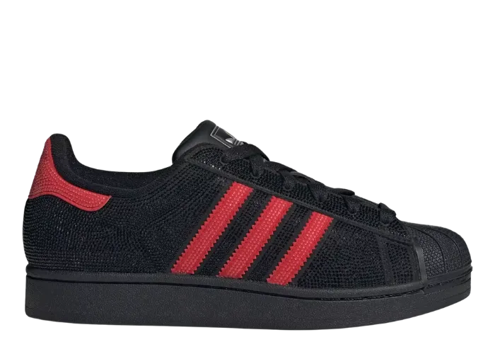 adidas Superstar II Core Black Better Scarlet (W)