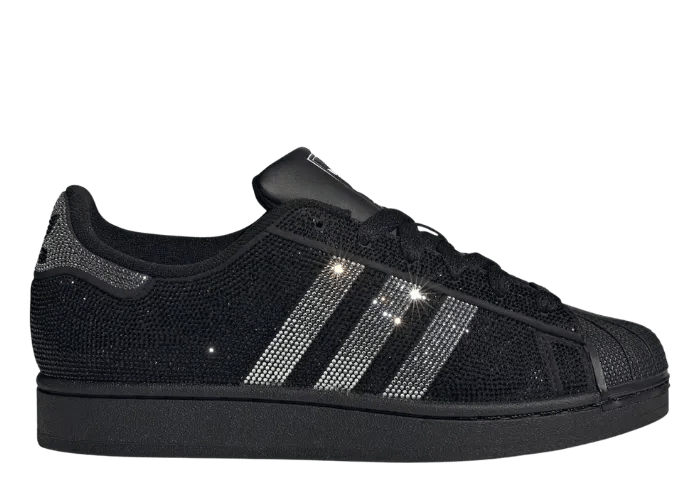 adidas Superstar II Rhinestone Black Silver (W)