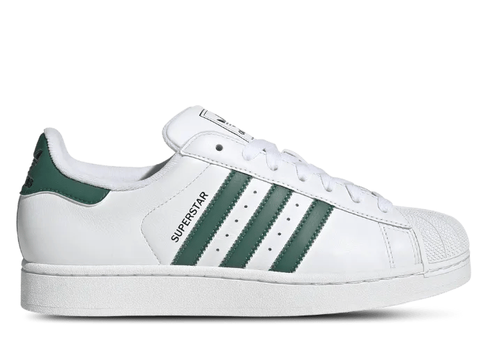 adidas Superstar II White Collegiate Green