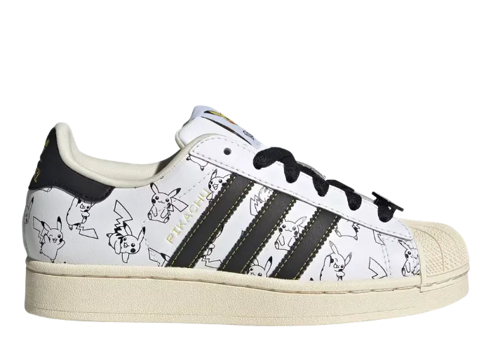 adidas Superstar Pokémon Pikachu White (GS)