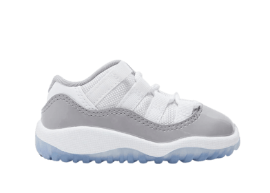 スニーカー Nike Air Jordan 11 Retro Low Cement Grey 528896-140 Air Jordan 11 Retro Low Cement Grey (GS) - 528896-140