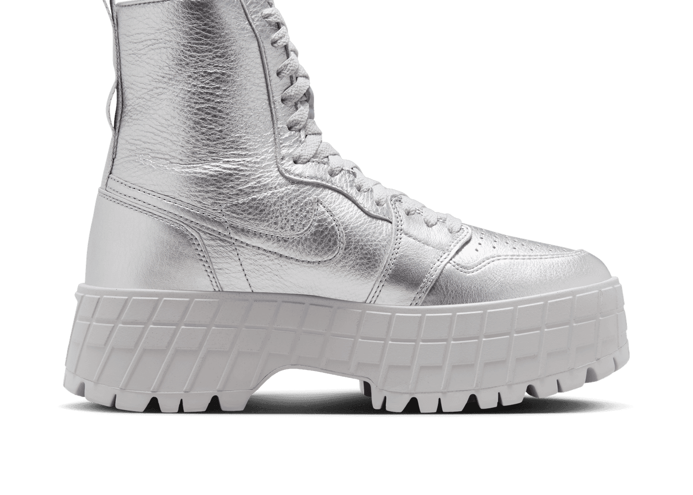Nike airjordan1 high ベルクロ Air Jordan 1 High Brooklyn 'Metallic Silver' (W) - FJ5737