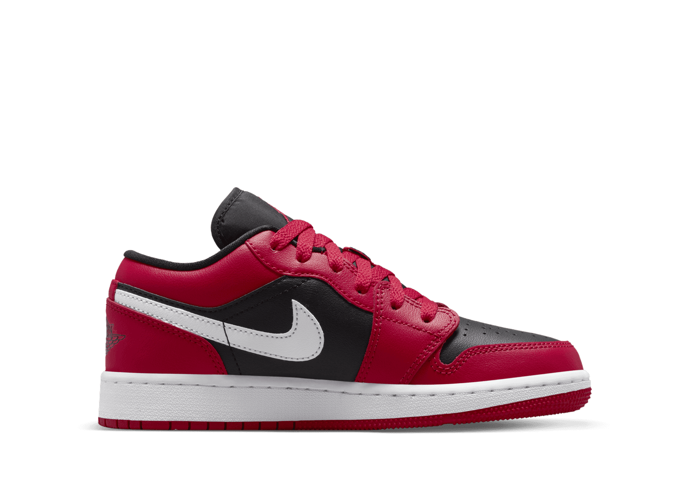 Air Jordan 1 Low  'Black Very Berry' (GS)