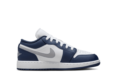 Air Jordan 1 Low  'Midnight Navy Wolf Grey' (GS)