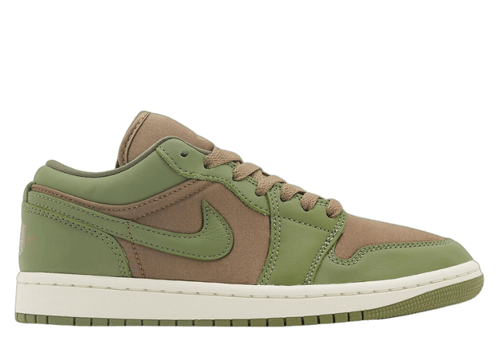 Air Jordan 1 Low SE Brown Kelp Sky J Light Olive (W)