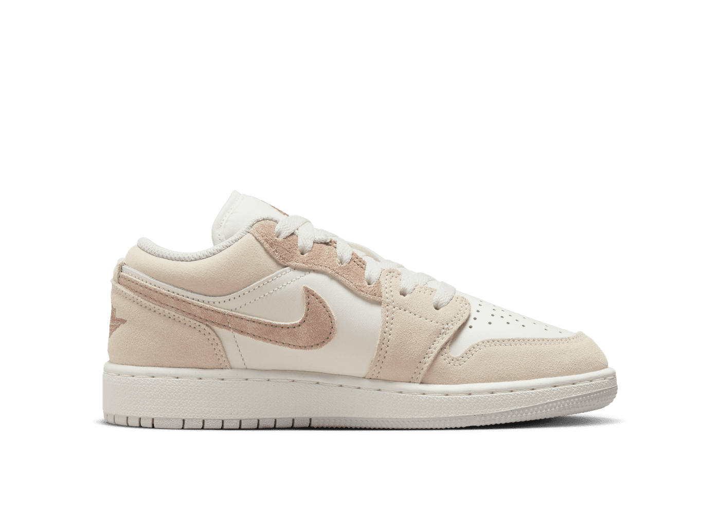 Air Jordan 1 Low SE  'Sail Archaeo Brown' (GS)