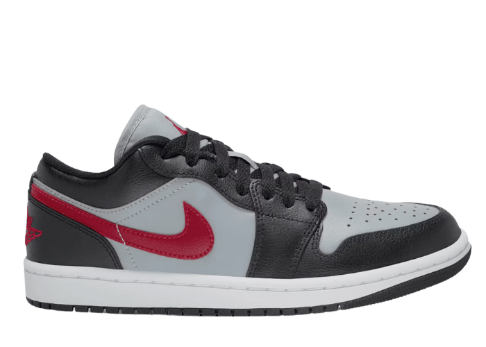 Air Jordan 1 Low Wolf Grey Gym Red (W)
