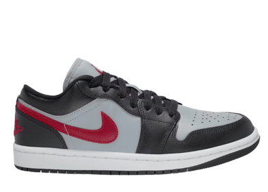 Air Jordan 1 Low Wolf Grey Gym Red (W)