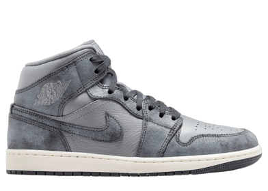 Air Jordan 1 Mid Distressed Smoke Grey (W)