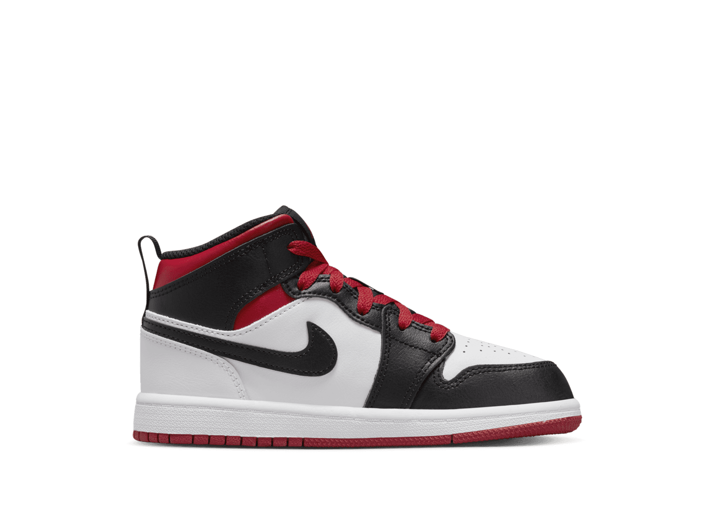 Air Jordan 1 Mid  'Gym Red Black Toe' (PS)