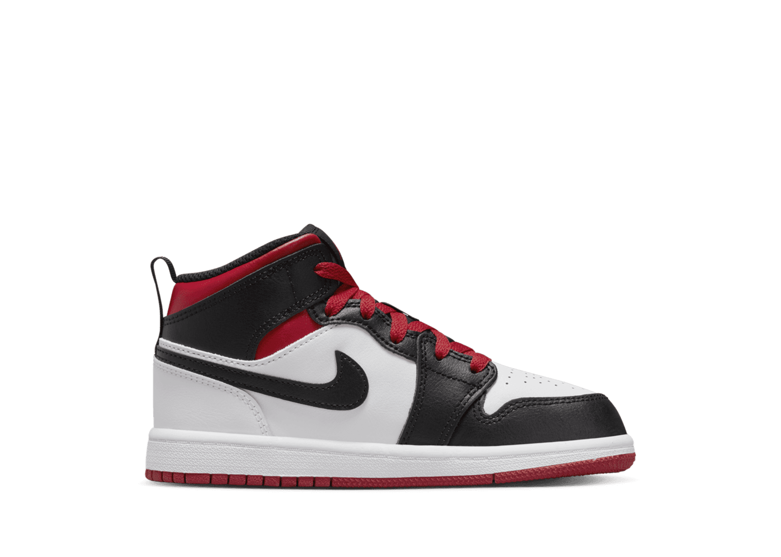 Air Jordan 1 Mid  'Gym Red Black Toe' (PS)