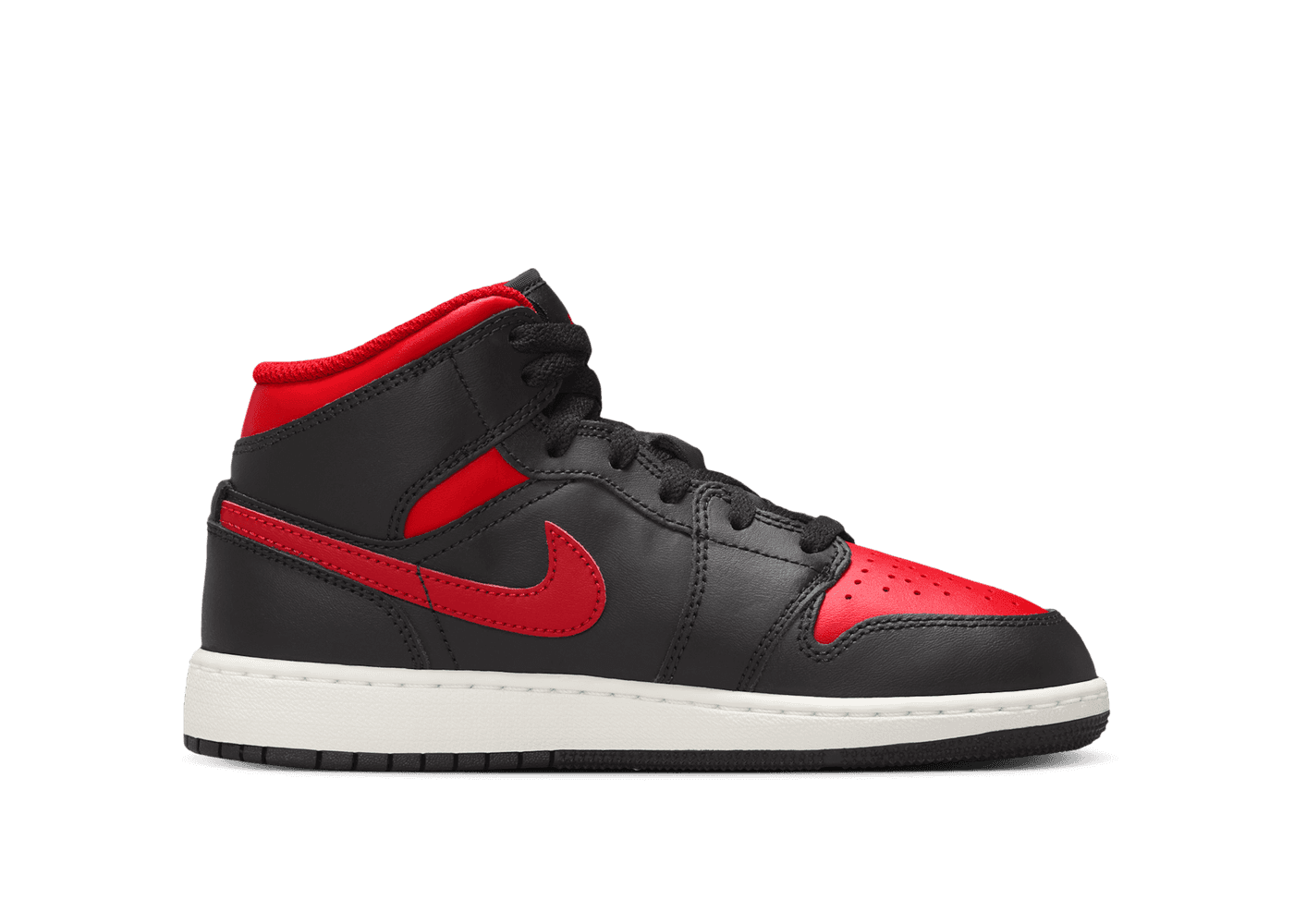 Air Jordan 1 Mid in Black | DQ8423-067 (GS)