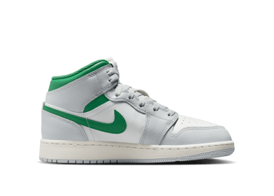 Air Jordan 1 Mid in White | DQ8423-142 (GS)