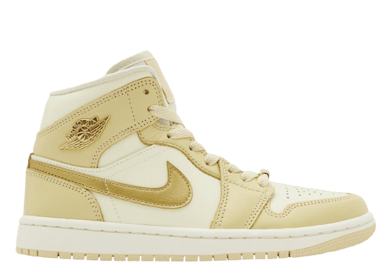 Air Jordan 1 Mid Pale Vanilla Coconut Milk (W)