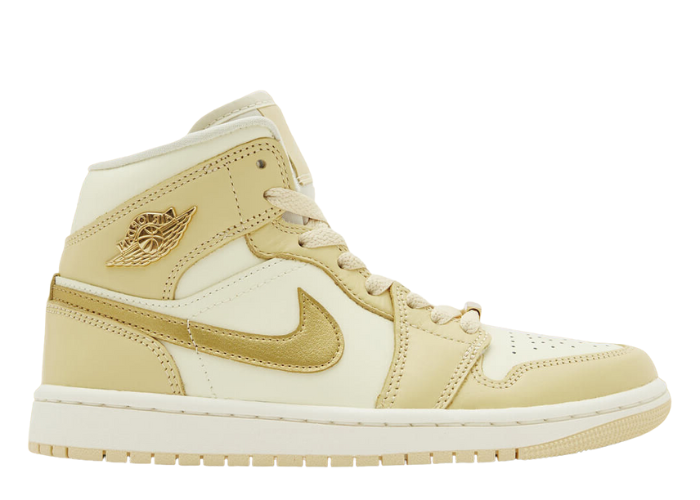 Air Jordan 1 Mid Pale Vanilla Coconut Milk (W)