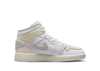 Air Jordan 1 Mid SE Craft  'Inside Out - White Sail' (GS)