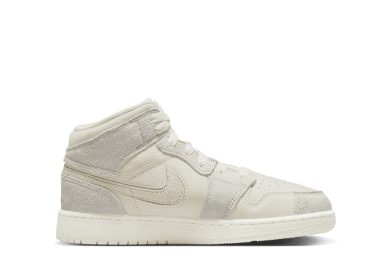 Air Jordan 1 Mid SE Craft  'Pale Ivory' (GS)