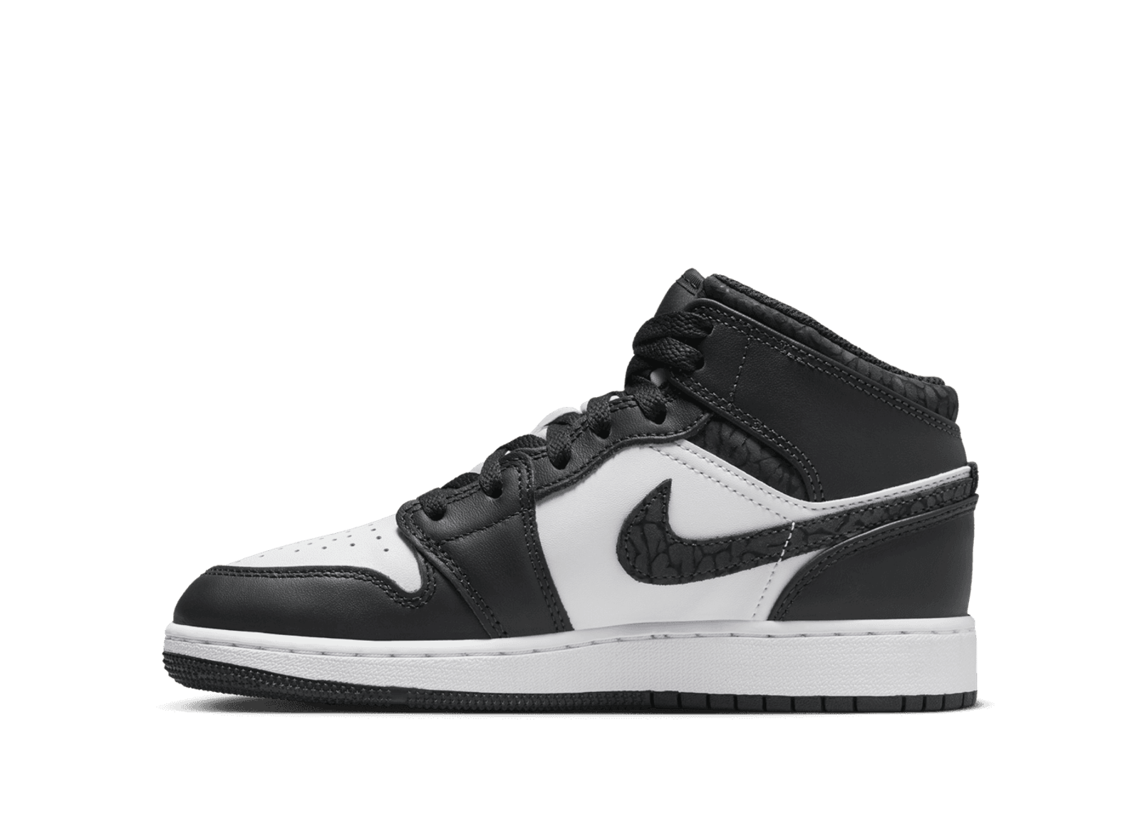 Air jordan 1 mid gs panda hot sale