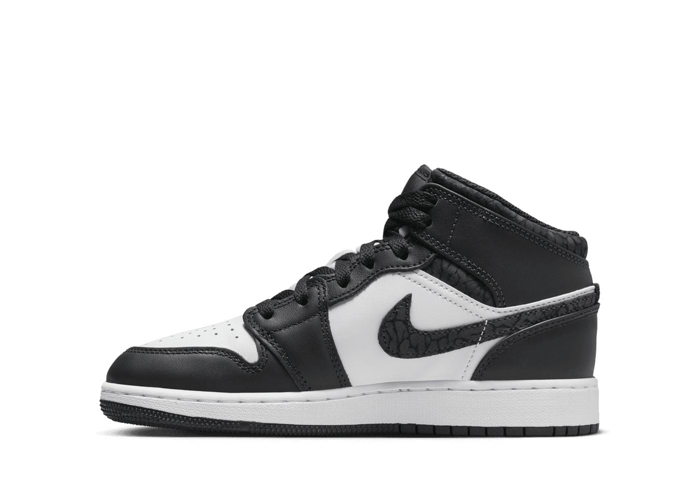 Air Jordan 1 Mid SE GS 'Panda Elephant'