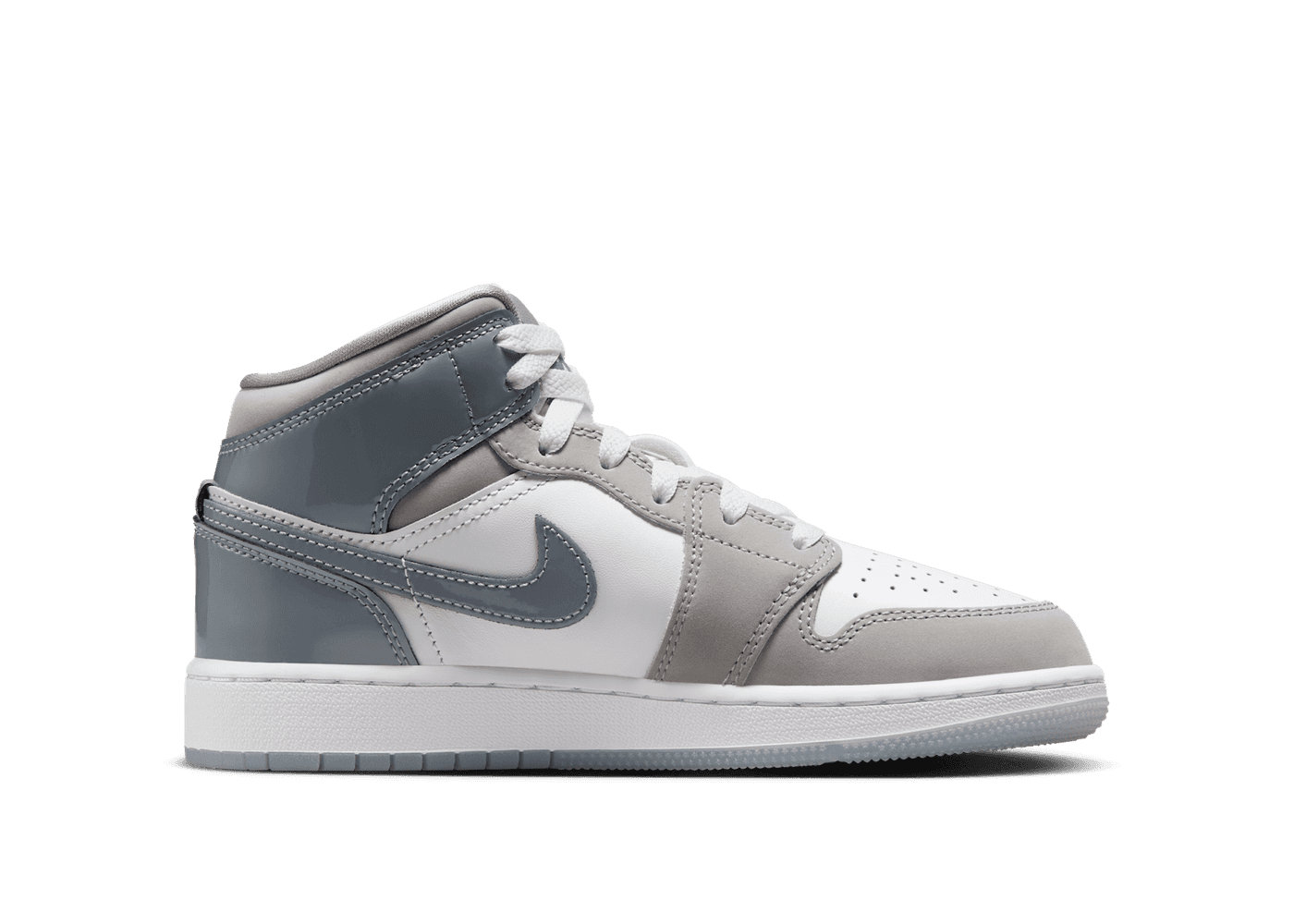 Air Jordan 1 Mid SE in White | HF3193-100 (GS)