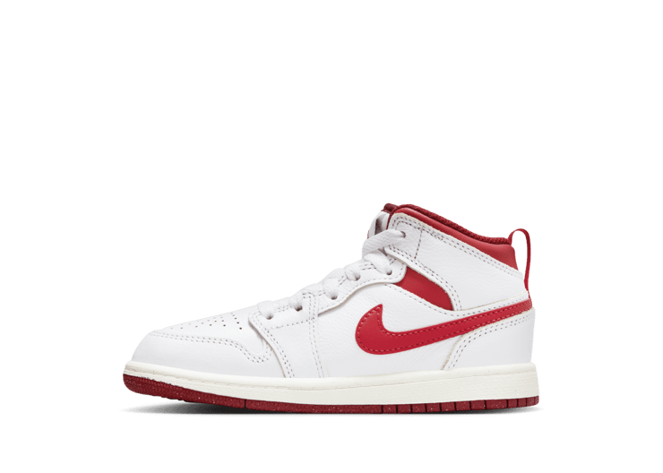 Air Jordan 1 Mid SE PS 'White Dune Red' - FJ3467-160 Release