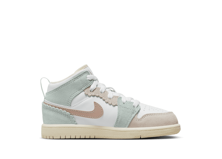 Air Jordan 1 Mid SE 'Scalloped Edge' (PS) - DZ5359-100