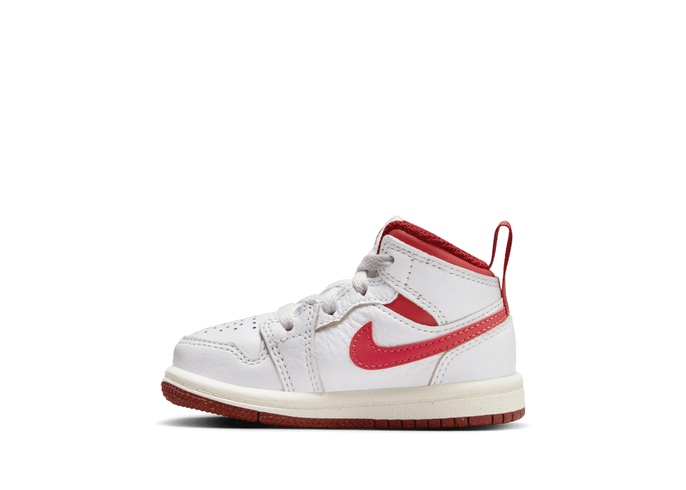 Air Jordan 1 Mid SE TD 'White Dune Red' - FJ3466-160
