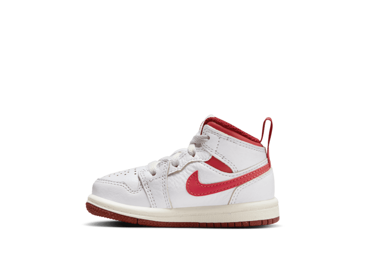 ★Nike★Jordan 1 Mid SE White Dune Red★大人気★ Air Jordan 1 Mid SE Men's Shoes White-Dune Red-Sail-Lobster