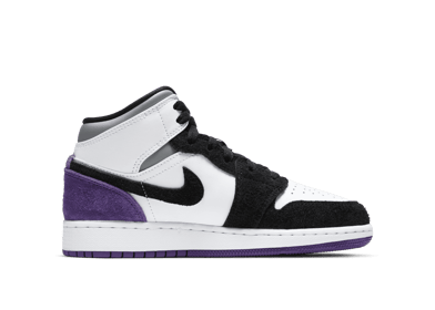 Air Jordan 1 Mid SE  'Varsity Purple' (GS)