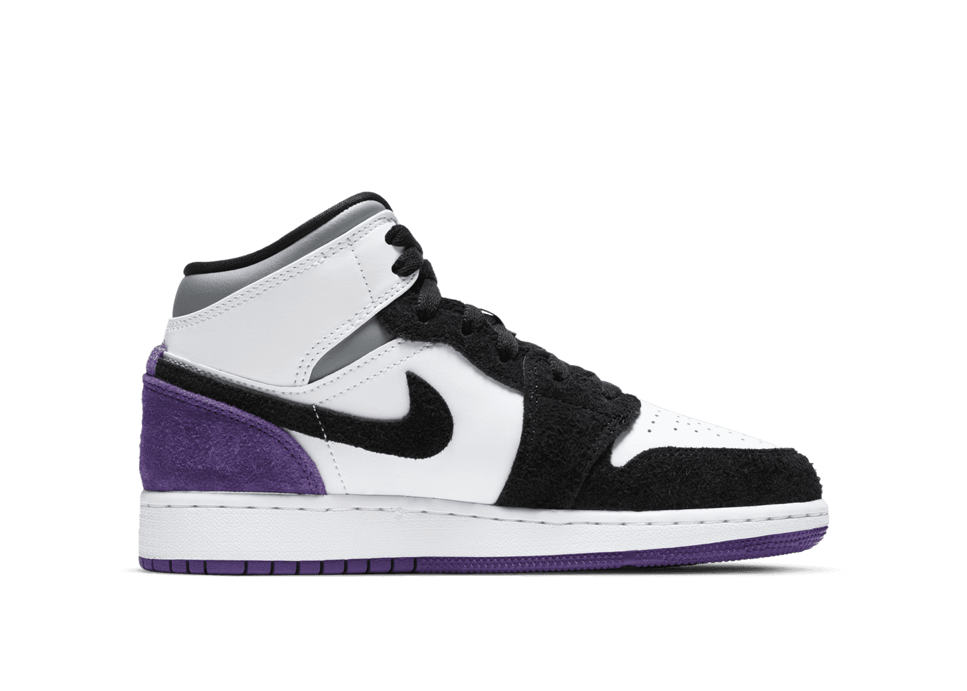 Air Jordan 1 Mid SE  'Varsity Purple' (GS)