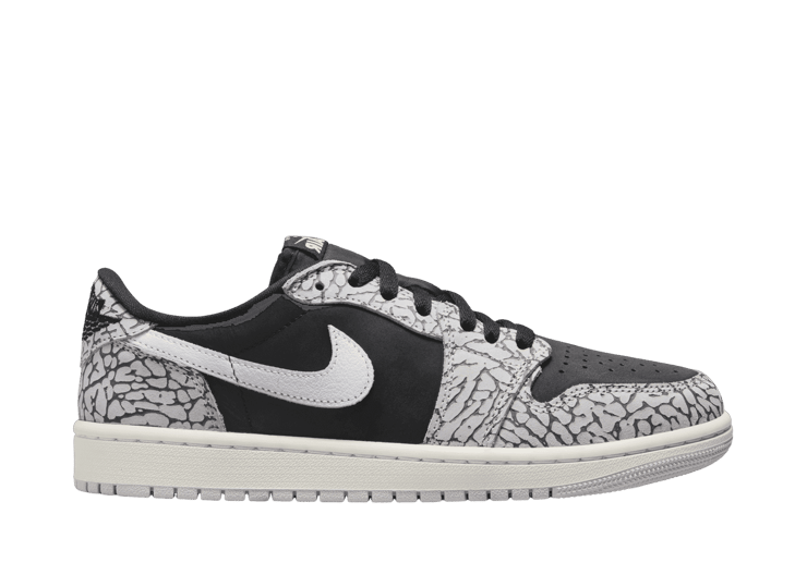 Air Jordan 1 Retro Low OG 'Black Cement' (W)