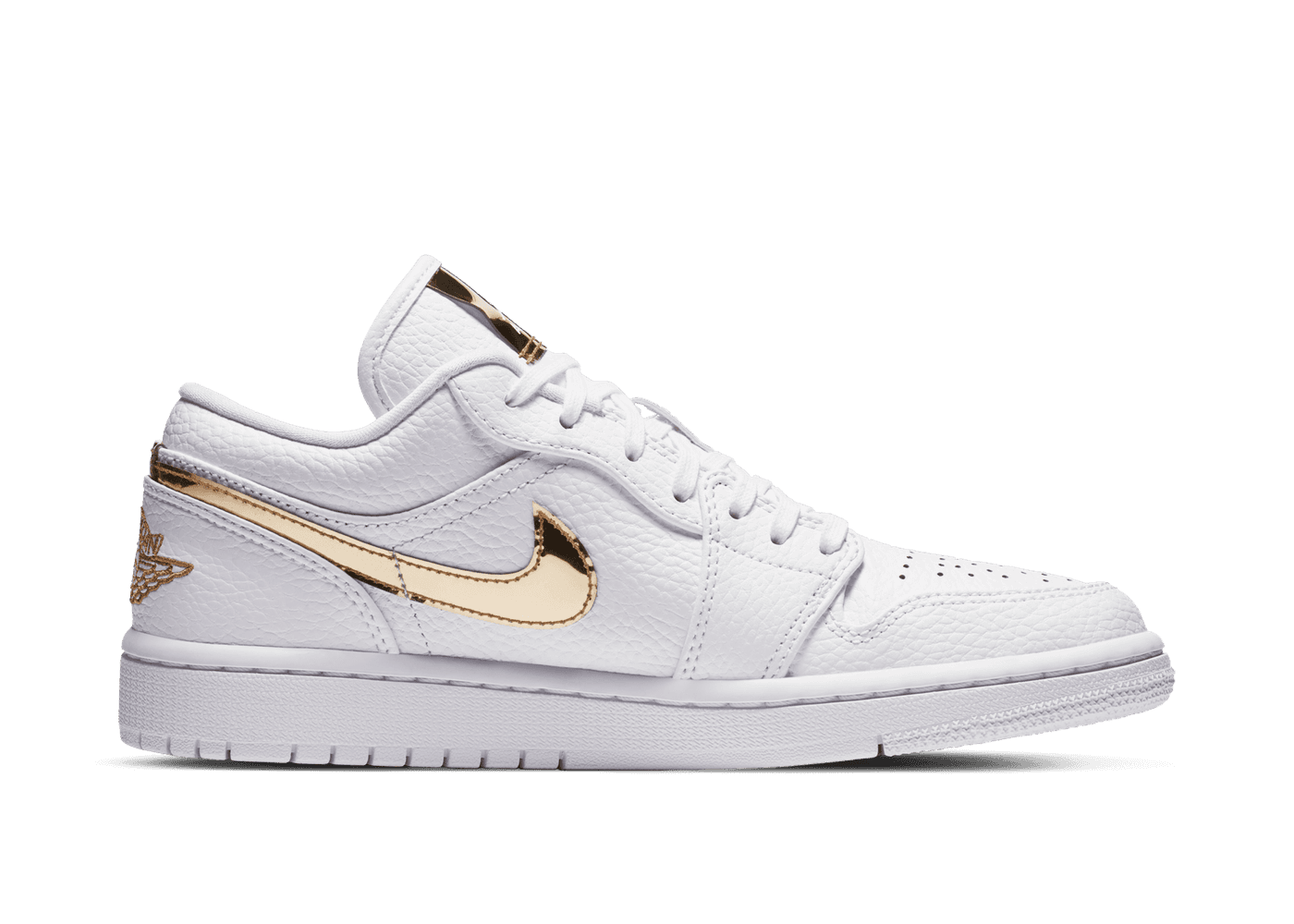 Air Jordan 1 Retro Low 'White Metallic Gold' (W)