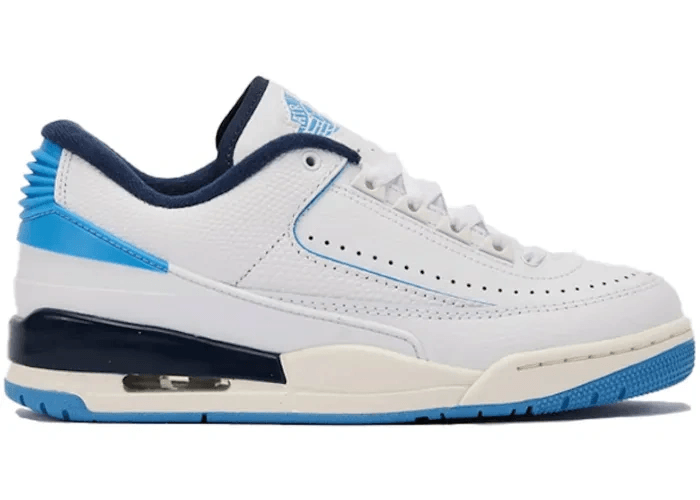 Air Jordan 2/3 White Uni Blue Midnight Navy (GS)