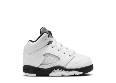 Air Jordan 5 Retro White Metallic Black (TD)