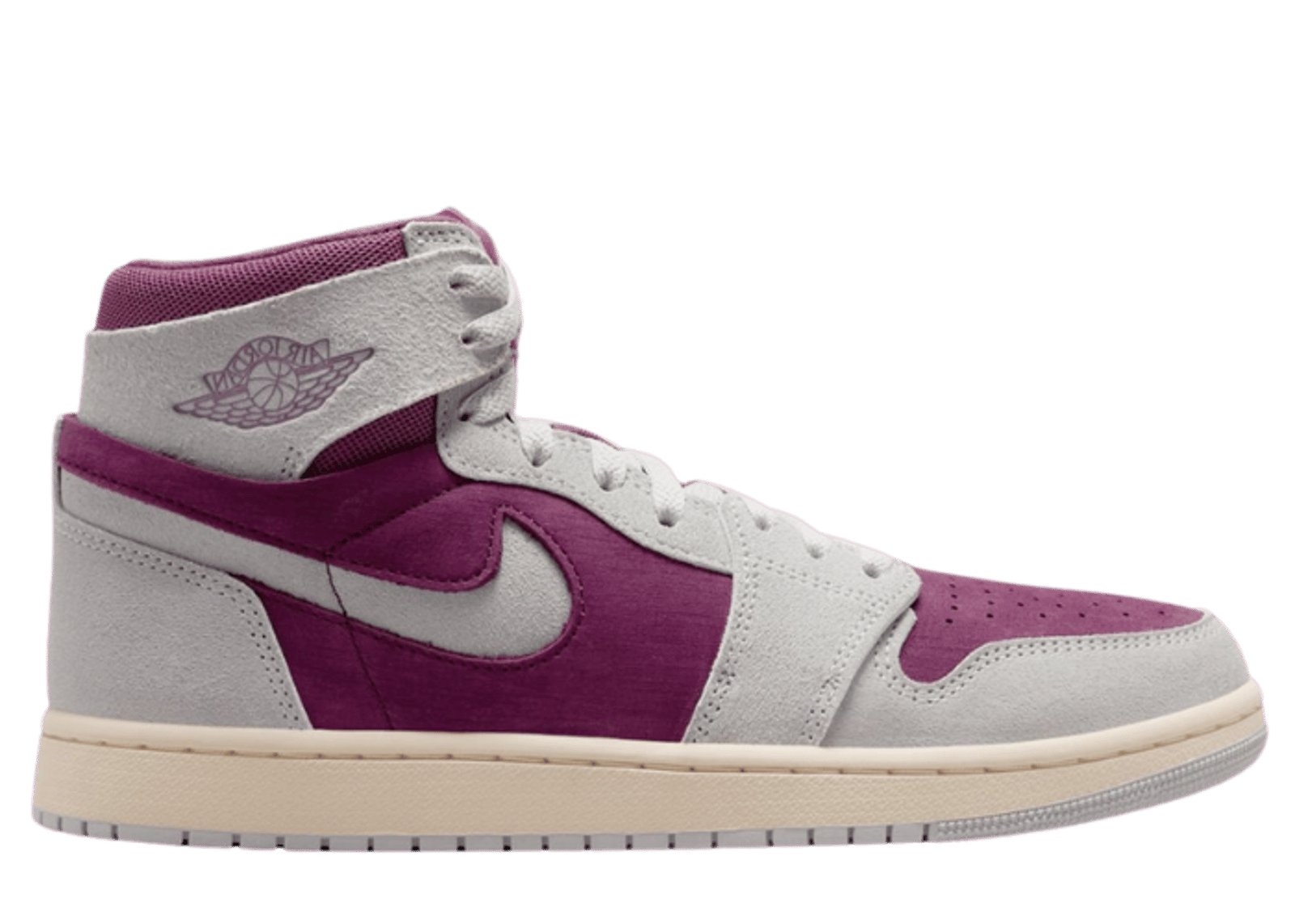 Air Jordan 1 High Zoom CMFT 2 Bordeaux Neutral Grey (W)