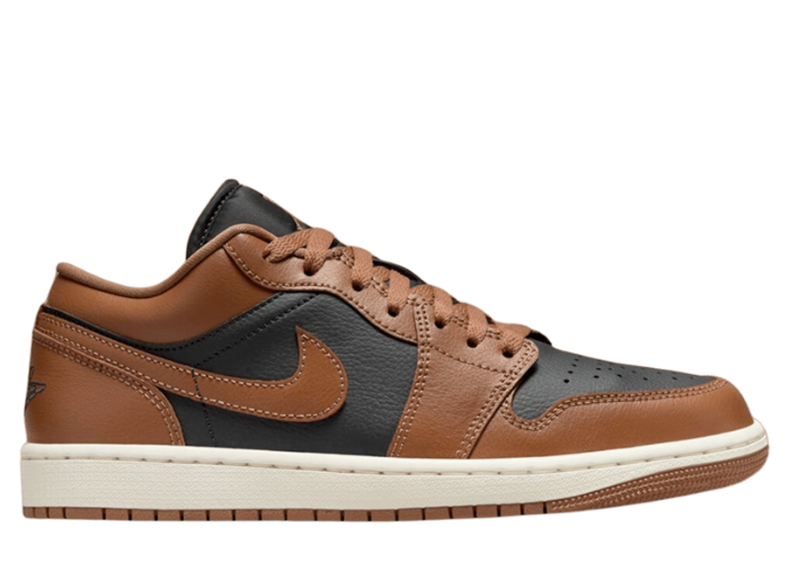 Air Jordan 1 Low Black Archaeo Brown (W)