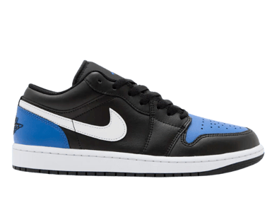 Air Jordan 1 Low Black Royal Toe