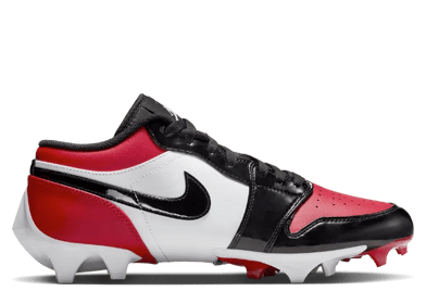 Air Jordan 1 Low TD Cleat Bred Toe