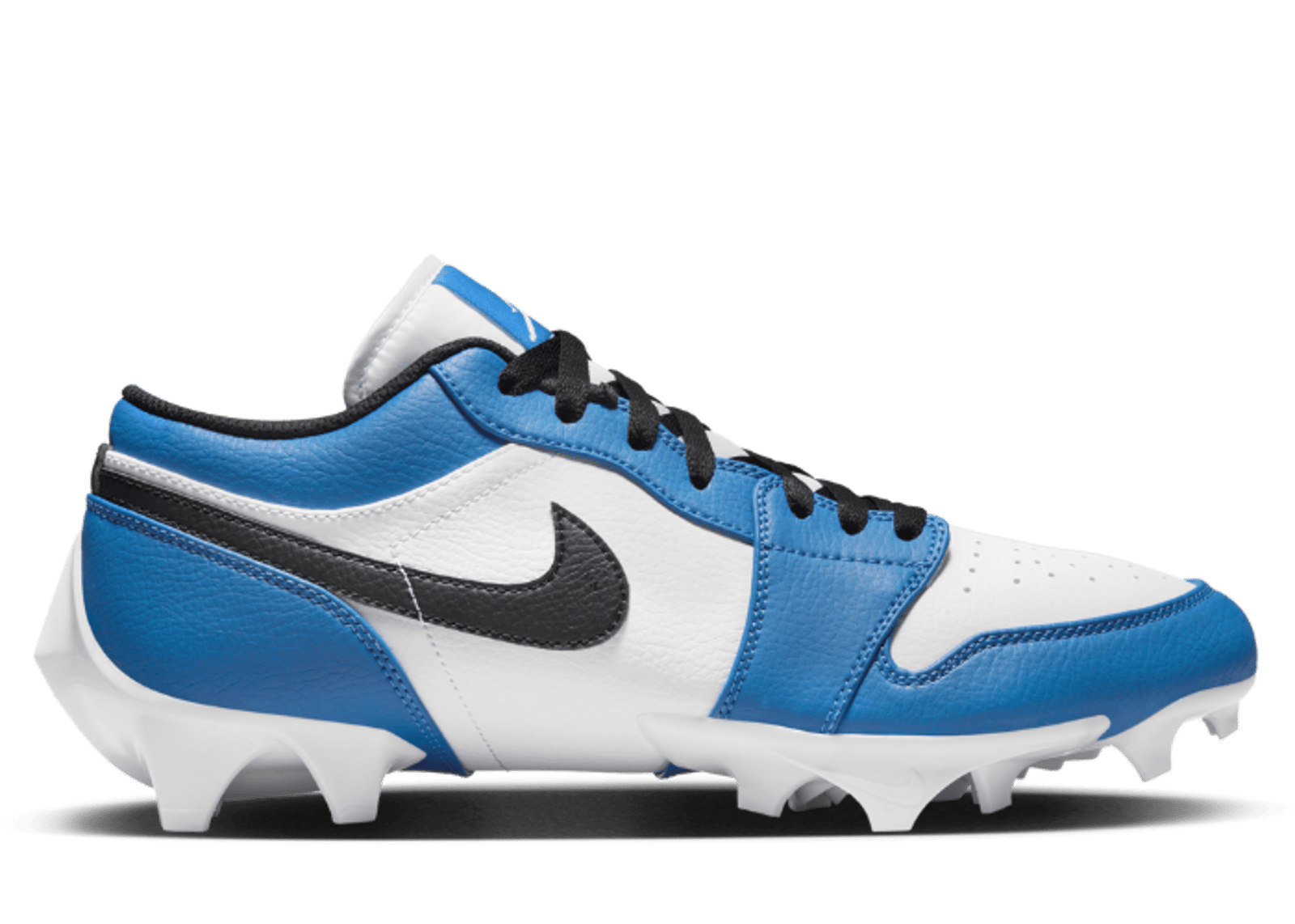 Air Jordan 1 Low TD Cleat White Black Royal (2023)