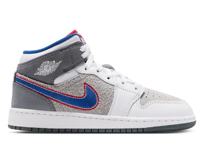 Air Jordan 1 Mid SE Space Jam Hare (GS)