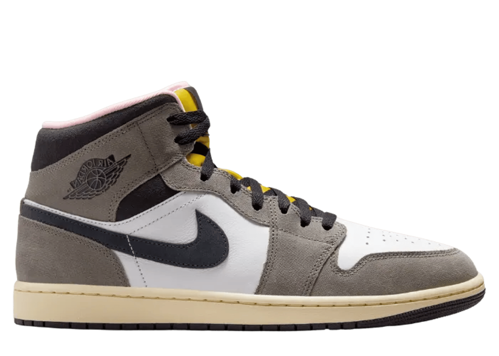 Air Jordan 1 Mid SE White Cave Stone