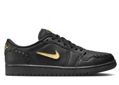 Air Jordan 1 MM Low Black Metallic Gold (W)