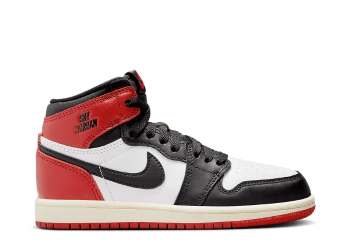 Air Jordan 1 Retro High OG Black Toe Reimagined (PS)