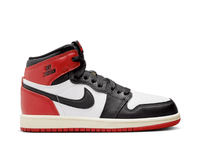 Air Jordan 1 Retro High OG Black Toe Reimagined (PS)