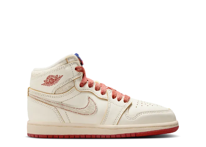 Air Jordan 1 Retro High OG Sail Cinnabar (PS) - FD2597-100