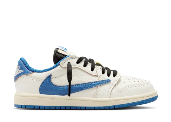 Air Jordan 1 Retro Low OG fragment design Travis Scott Sail