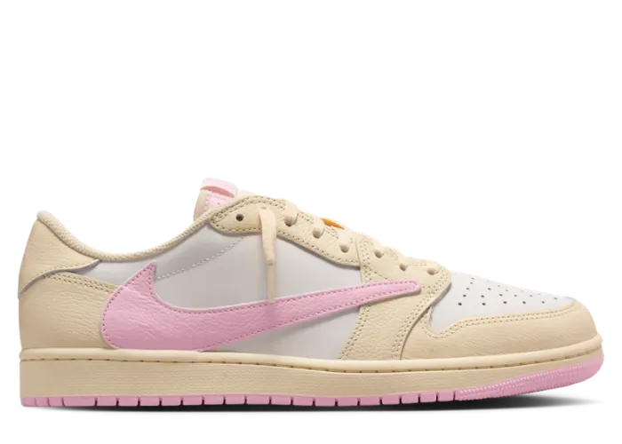 Travis Scott's Air Jordan 1 Low in Muslin and Pink is Dropping May