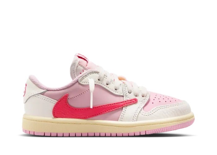 Air Jordan 1 Retro Low OG Travis Scott Sail Tropical Pink (PS