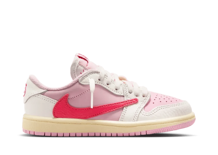 Air Jordan 1 Retro Low OG Travis Scott Sail Tropical Pink (PS)