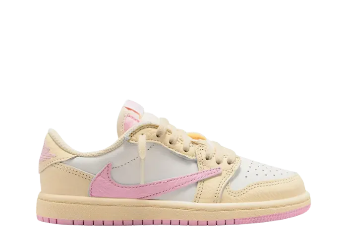 Air Jordan 1 Retro Low OG Travis Scott Shy Pink (PS) - IQ7605-100